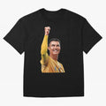 Cristiano Ronaldo - CR 7 Celebration Oversized T-Shirt Bring a Champion Mindset to FIFA World Cup 2026 for Fans of Cristiano Ronaldo, Haaland and CR7 and Spain and Netherlands, Bringing Sports Nostalgia, International Competition, Famous Players