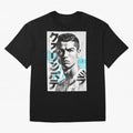 Cristiano Japanese Poster Oversized T-Shirt Make Memories around FIFA World Cup 2026 USA Canada Mexico for Fans of CR7 and Messi and Argentina and Brazil, Bringing Football History, Final Match Energy, Crowd Noise and Once in a Lifetime Moments;