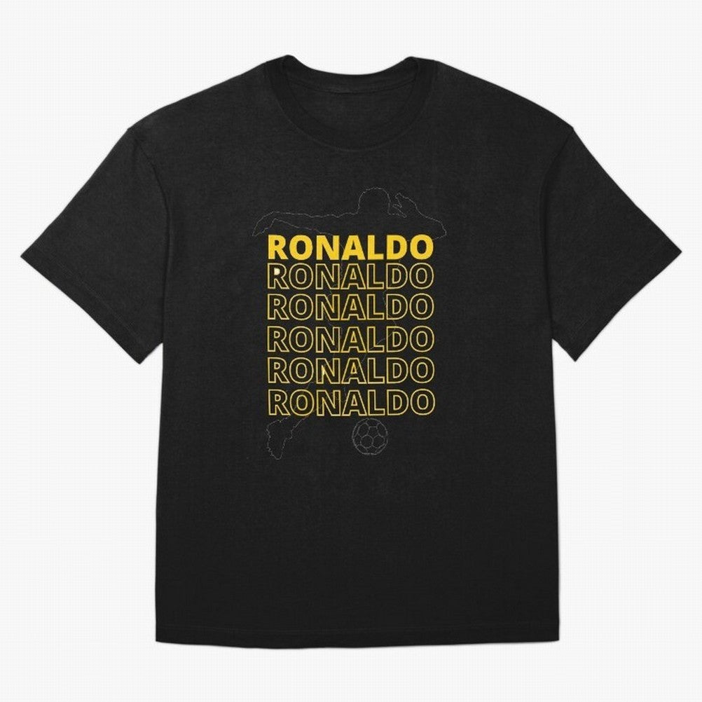 Ronaldo Oversized T-Shirt Capture Stadium Memories from FIFA World Cup 2026 for Fans of Haaland and Mbappe and England, France and Netherlands, Bringing Tournament Hype, Historic Matchups, Family Viewing Parties and Global Sports Pride; Great for