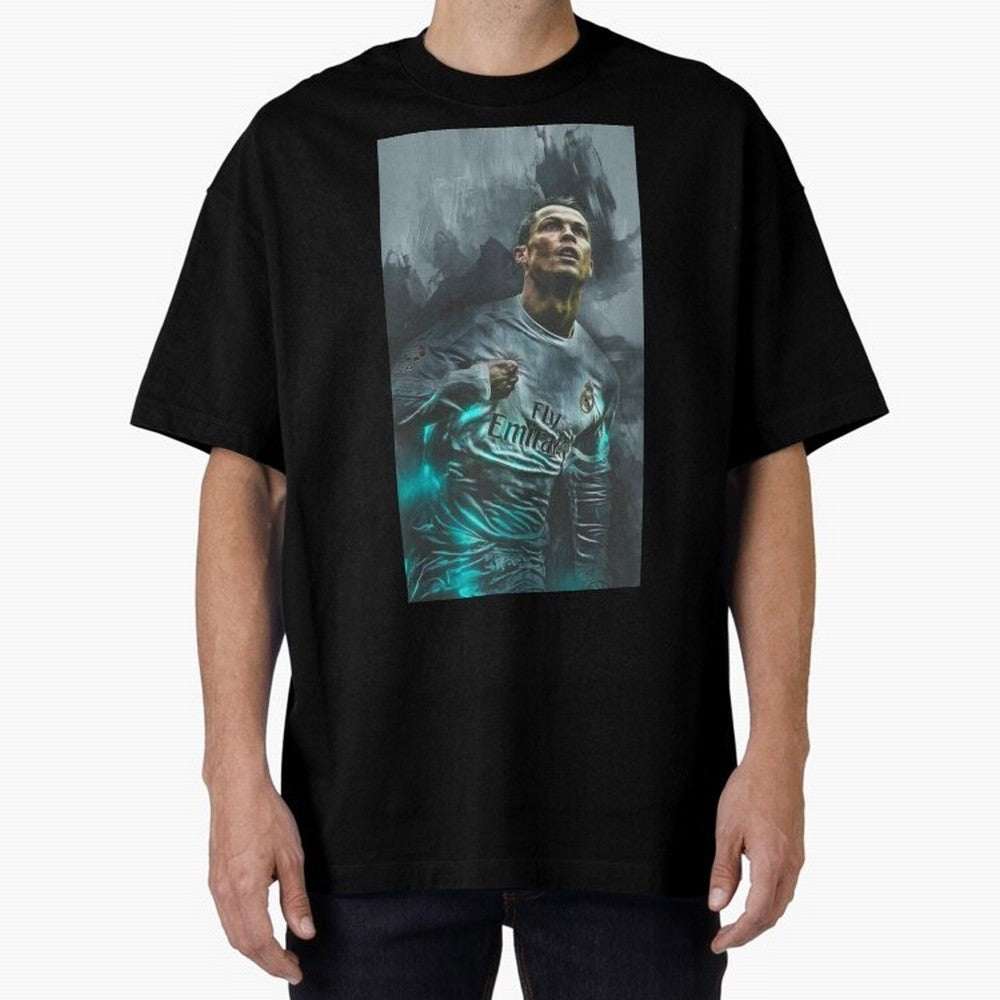 Cristiano Ronaldo Oversized T-Shirt Fuel Your Fan Pride for FIFA World Cup 2026 USA Canada Mexico Spirit, Made for Portugal, Messi, Neymar and Mbappe, Supporter Pride, Iconic Celebrations, Legendary Names and Global Match Day Energy; Perfect for