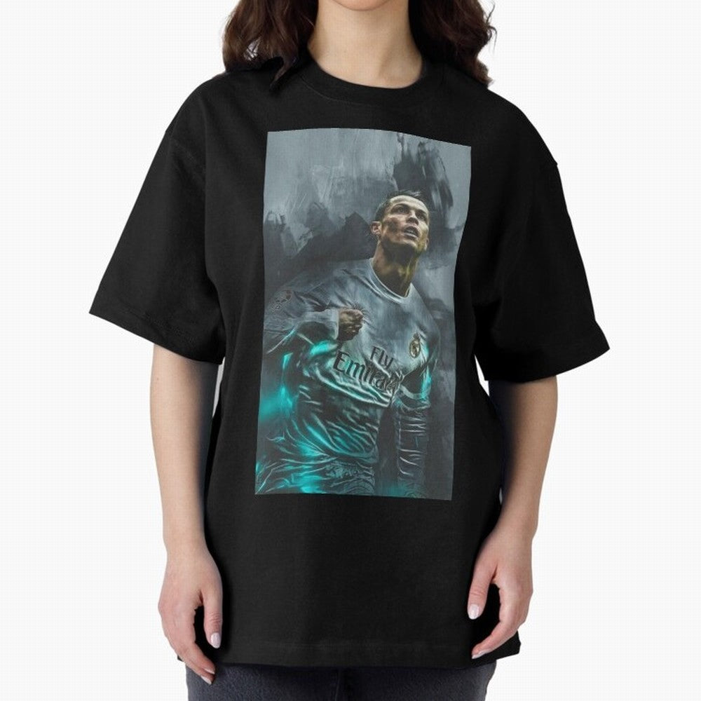 Cristiano Ronaldo Oversized T-Shirt Fuel Your Fan Pride for FIFA World Cup 2026 USA Canada Mexico Spirit, Made for Portugal, Messi, Neymar and Mbappe, Supporter Pride, Iconic Celebrations, Legendary Names and Global Match Day Energy; Perfect for