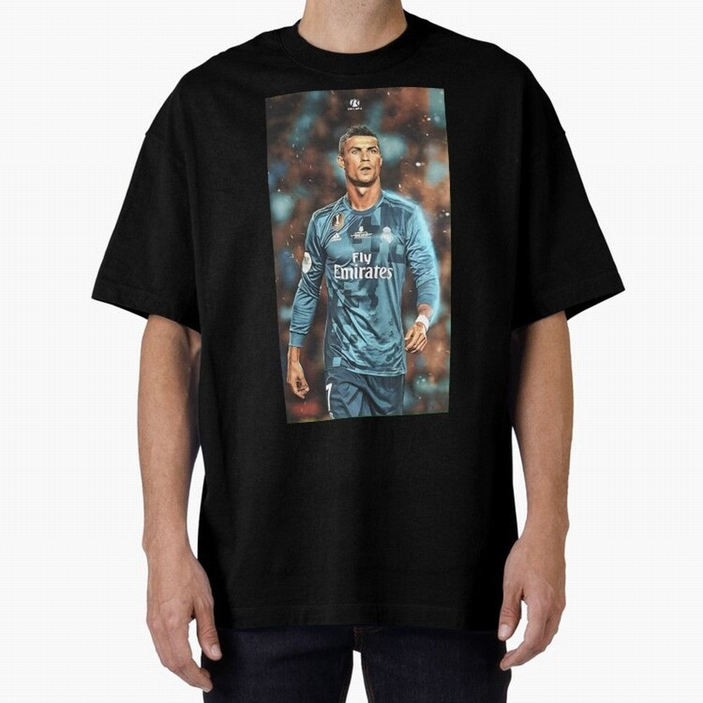 Cr7 Oversized T-Shirt Celebrate Football Dreams Across FIFA World Cup 2026 Spirit, Featuring England and Germany, Messi, Neymar and Mbappe, Football Festival Excitement, Trophy Ambitions, Country Rivalries and Star Player Buzz; Ideal for Fans Who