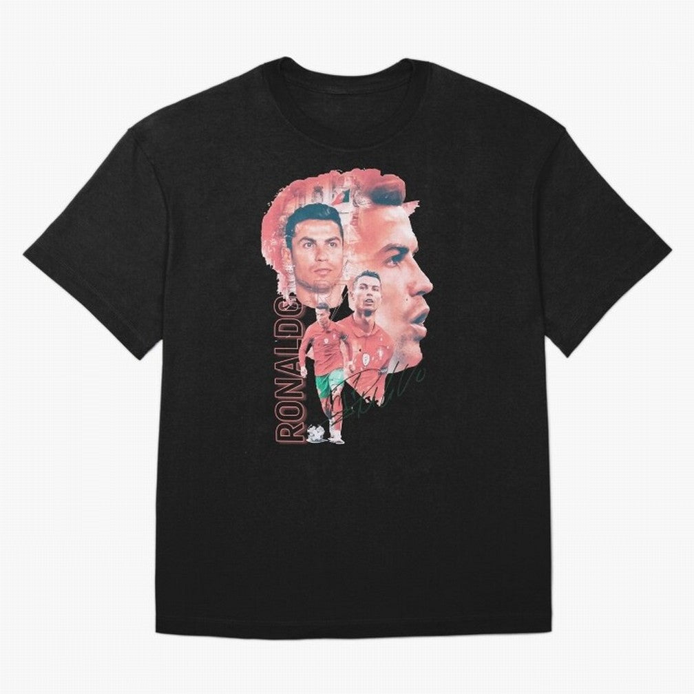 Cristiano Ronaldo Design Oversized T-Shirt Unlock FIFA World Cup 2026 Group Stage for Fans of Neymar, Haaland and Cristiano Ronaldo and England and Germany, Bringing Football History, Final Match Energy, Crowd Noise and Once in a Lifetime Moments;