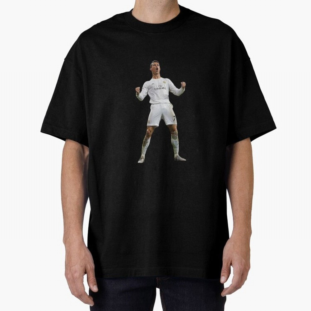 CR7 Phone Case Cristiano Ronaldo Soccer Design Oversized T-Shirt Feel the Heartbeat of Global Football Passion for FIFA World Cup 2026 Group Stage, Centered on CR7 and Messi, England, Football Festival Excitement, Trophy Ambitions, Country