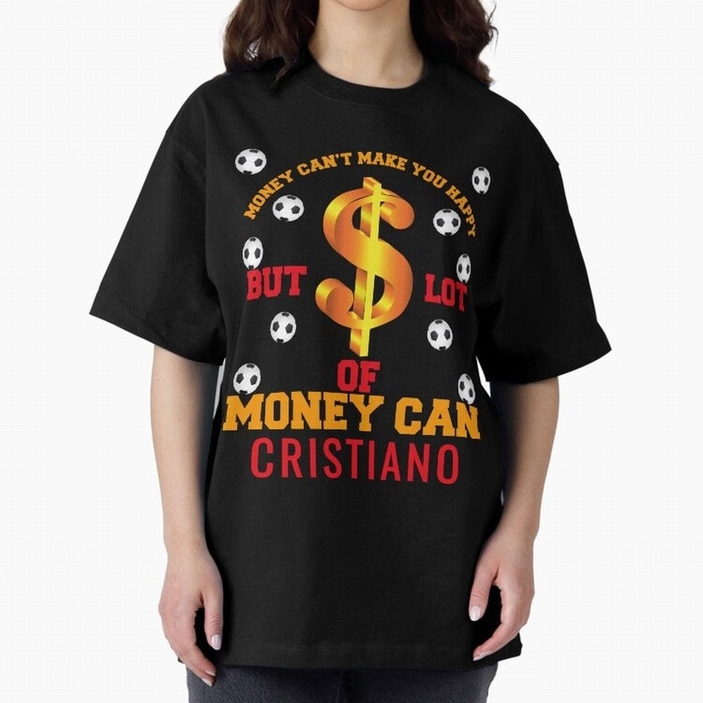 Cristiano Ronaldo al nassr Oversized T-Shirt Celebrate Football Heritage in FIFA World Cup 2026 for Fans of Messi and Cristiano Ronaldo and Argentina, Bringing Football History, Final Match Energy, Crowd Noise and Once in a Lifetime Moments; Ideal