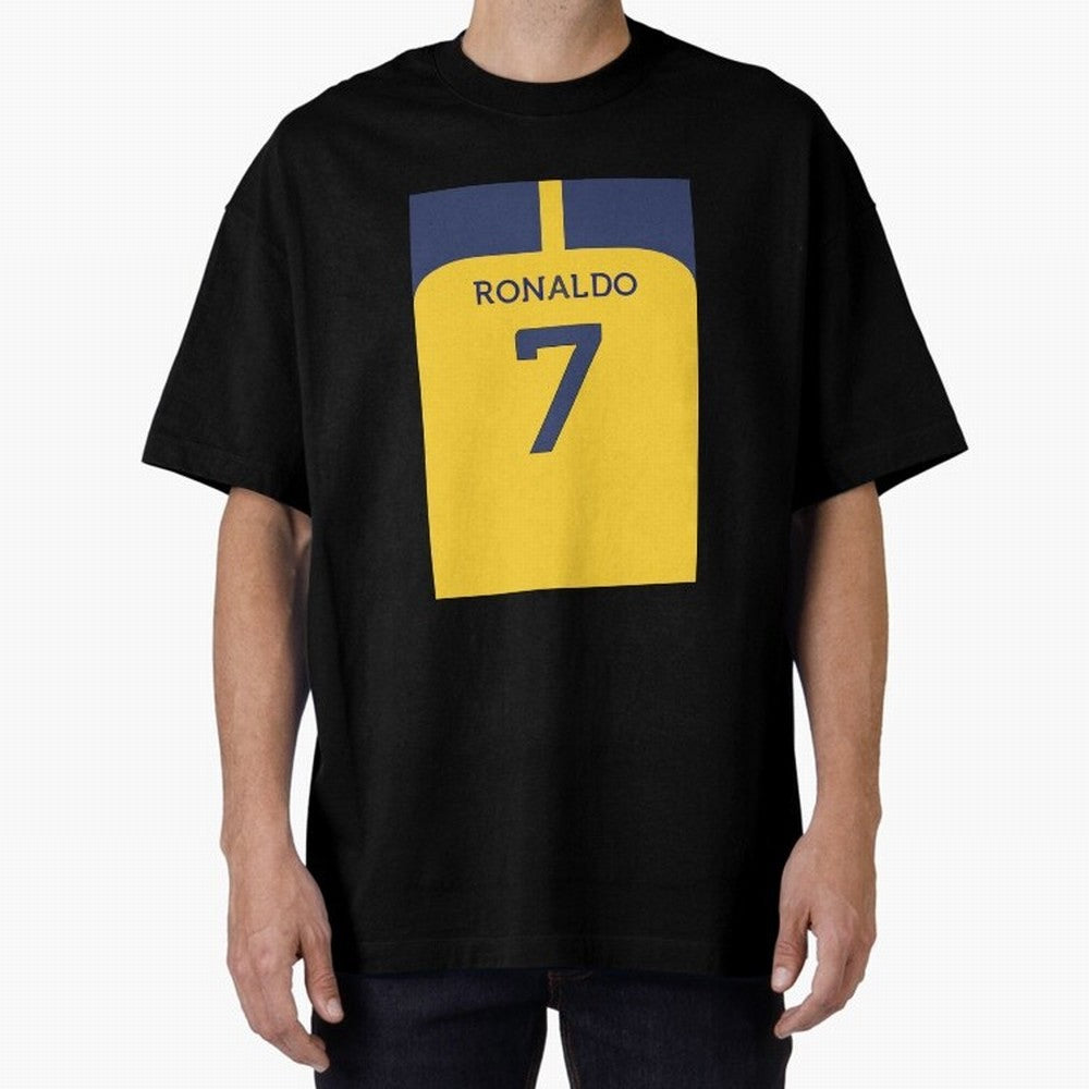 Cristiano Ronaldo Al Nassr Oversized T-Shirt Mark Match Day Hype around FIFA World Cup 2026 Group Stage, Neymar, Spain and Netherlands, Champion Mindset, Group Stage Buzz, Knockout Tension and Passionate Fan Culture; Perfect for Fans, Collectors,