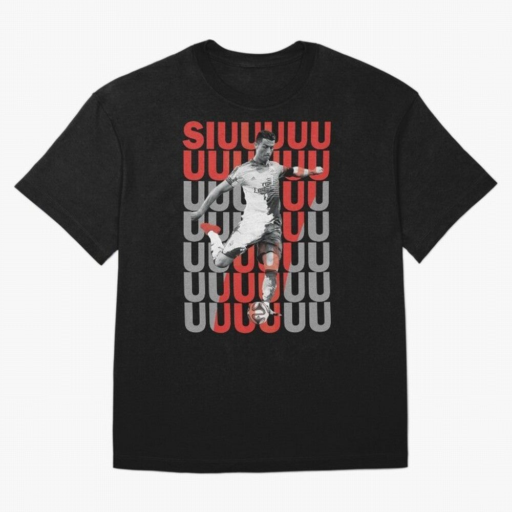 Siuuuuuu Cristiano Ronaldo Classic Oversized T-Shirt Feel the Trophy Chase of the FIFA World Cup 2026 Group Stage Journey through Messi, Neymar and Mbappe Highlights, France and Portugal Pride, Worldwide Fan Energy, Dramatic Goals, Stadium Lights