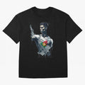 Cristiano Ronaldo splash art Oversized T-Shirt Create FIFA World Cup 2026 for Fans of Neymar and Germany, Bringing Vintage Soccer Flavor, Modern Football Stars, National Flags and Final Night Emotion; Ideal for Football Dads, Football Moms,