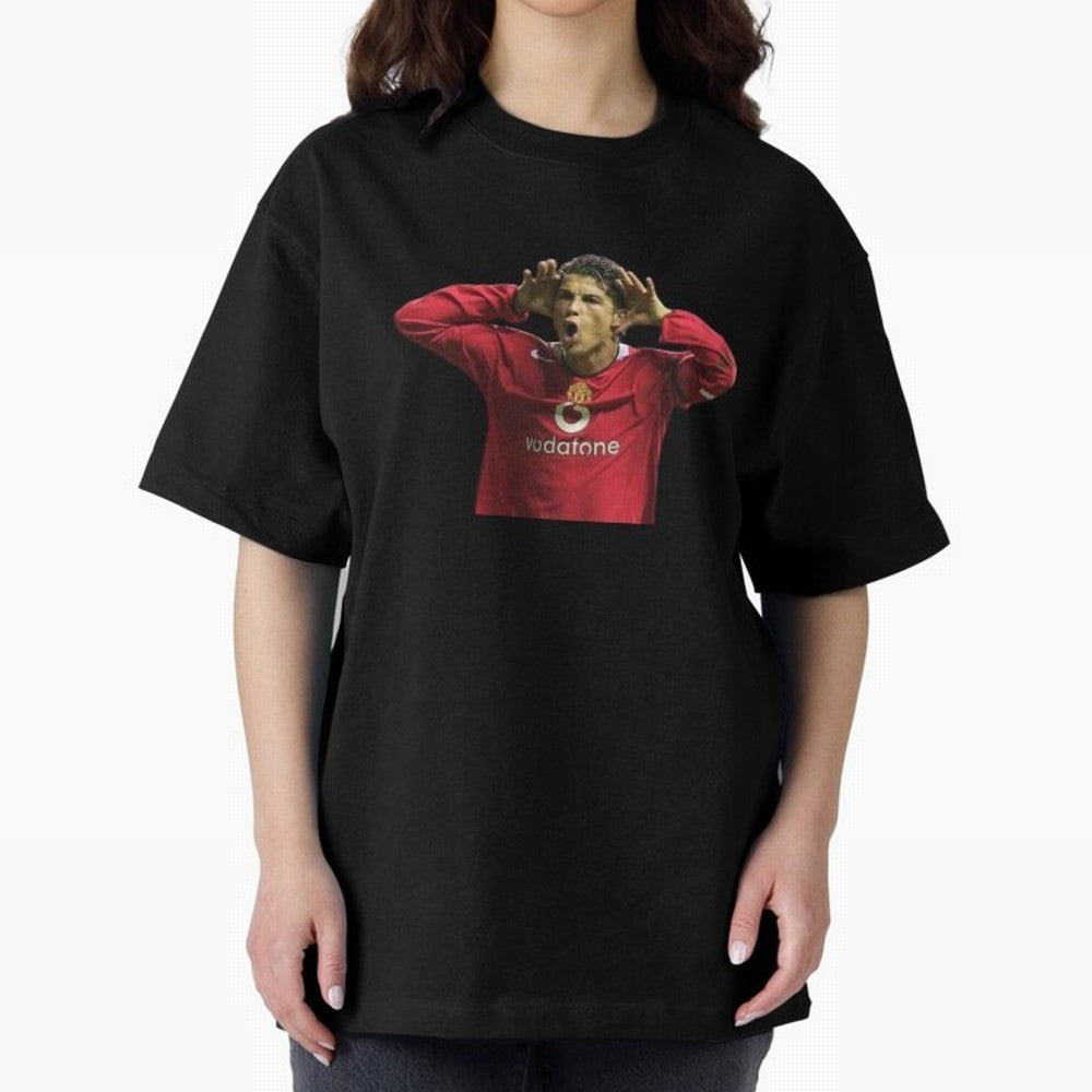 Crisitano Ronaldo Oversized T-Shirt Carry the Colors and Pride of the FIFA World Cup 2026 Group Stage Journey through Haaland and Mbappe Highlights, Argentina Pride, Global Supporter Spirit, Legendary Goals, National Colors and Tournament