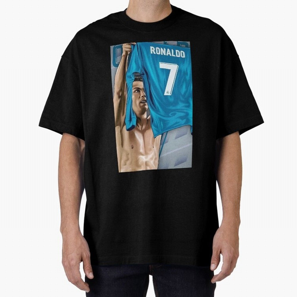 Cristiano Ronaldo Oversized T-Shirt Live for the Drama of Global Football Passion for FIFA World Cup 2026, Driven by Neymar, France, Worldwide Fan Energy, Dramatic Goals, Stadium Lights and Championship Celebrations; Ideal for Fans Who Follow