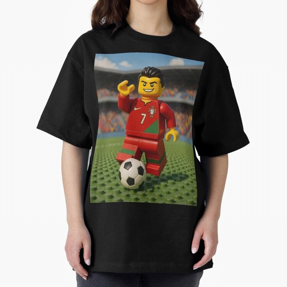 Block CR7 Oversized T-Shirt Remember the FIFA World Cup 2026 Journey through Cristiano Ronaldo Highlights, Argentina and Brazil Pride, Classic Soccer Heritage, Championship Pressure, Fan Loyalty and International Pride; Perfect for People Who Love
