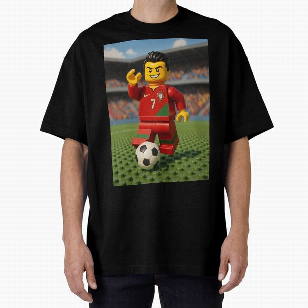 Block CR7 Oversized T-Shirt Remember the FIFA World Cup 2026 Journey through Cristiano Ronaldo Highlights, Argentina and Brazil Pride, Classic Soccer Heritage, Championship Pressure, Fan Loyalty and International Pride; Perfect for People Who Love