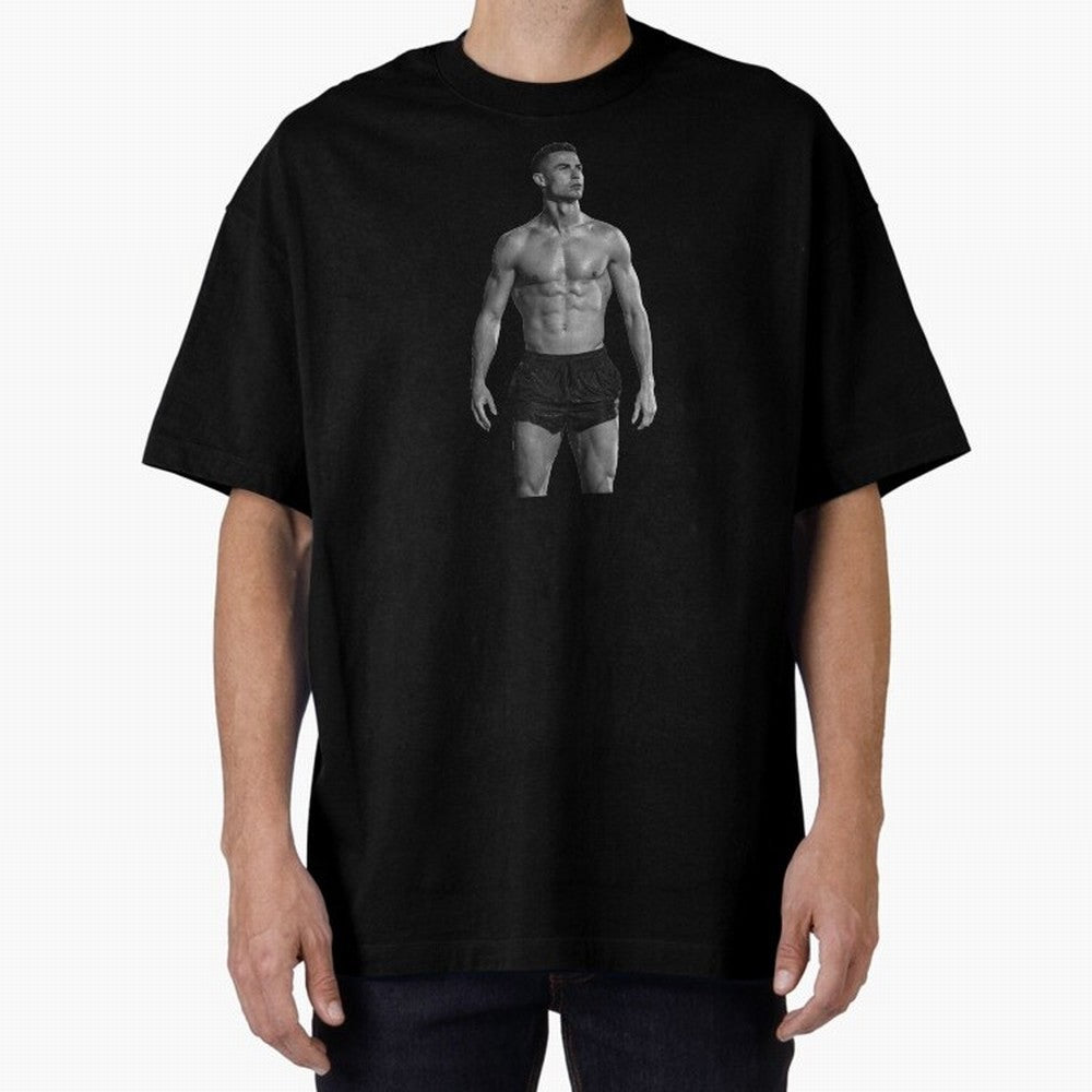 Cristiano Ronaldo Oversized T-Shirt Celebrate the Magic of FIFA World Cup 2026 USA Canada Mexico Centered on Messi, France Energy, Match Day Excitement, Supporter Culture, Golden Goals and Global Football Passion; Perfect for Supporters Who Want
