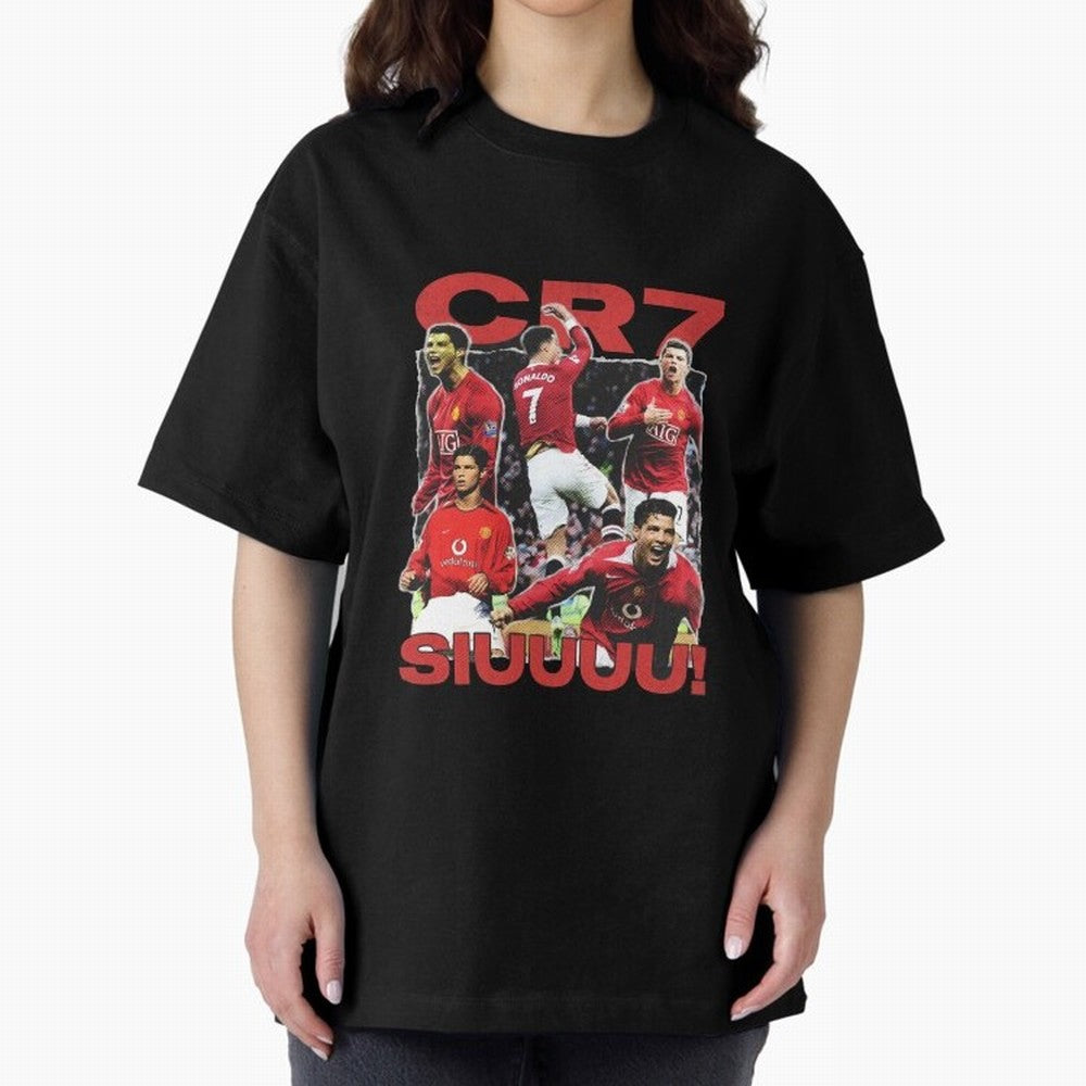 Retro Cristiano Ronaldo Manchester United Oversized T-Shirt Share Match Day Hype around FIFA World Cup 2026 Group Stage, Haaland and Mbappe, Germany, Football Festival Excitement, Trophy Ambitions, Country Rivalries and Star Player Buzz; Perfect