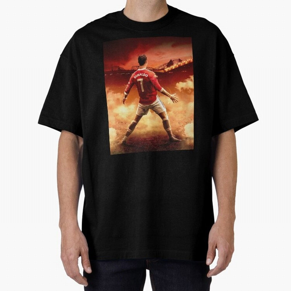 Ronaldo Cr7 Siuuu Manchester,Ronaldo Gifts,Ronaldo Cover,Ronaldo Prints Oversized T-Shirt Follow the Final Road of the FIFA World Cup 2026 Group Stage Journey through Neymar Highlights, England Pride, Tournament Hype, Historic Matchups, Family