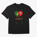 Love Cristiano Ronaldo Oversized T-Shirt Join Supporters Worldwide for FIFA World Cup 2026 USA Canada Mexico Featuring Mbappe, France and Portugal Energy, Fan Favorite Moments, National Team Passion, Big Match Drama and Soccer History; Perfect for