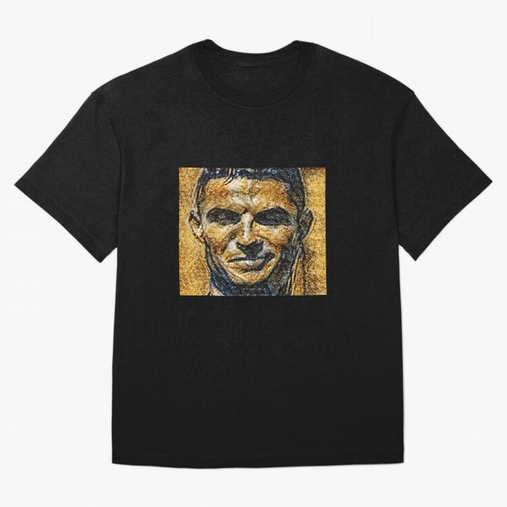 Cristiano Ronaldo Oversized T-Shirt Honor Football Greatness during Match Day Hype around FIFA World Cup 2026, Haaland and Mbappe, Argentina and Brazil, Fan Favorite Moments, National Team Passion, Big Match Drama and Soccer History; Ideal for