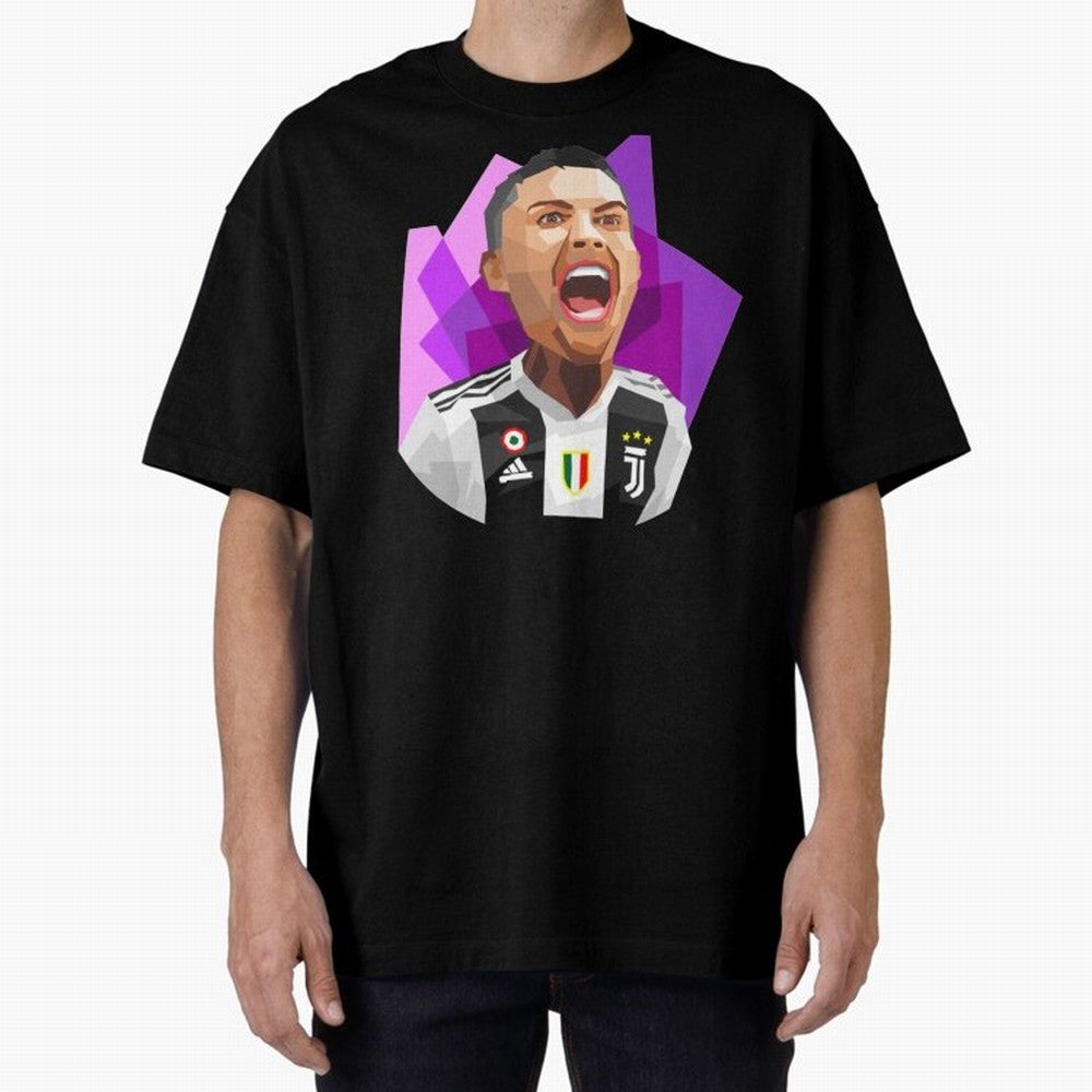 Cristiano Ronaldo Amazing Ronaldo Oversized T-Shirt Show Match Day Excitement for the FIFA World Cup 2026 Journey through Haaland and Mbappe Highlights, Spain and Netherlands Pride, Stadium Memories, Football Loyalty, International Chants and