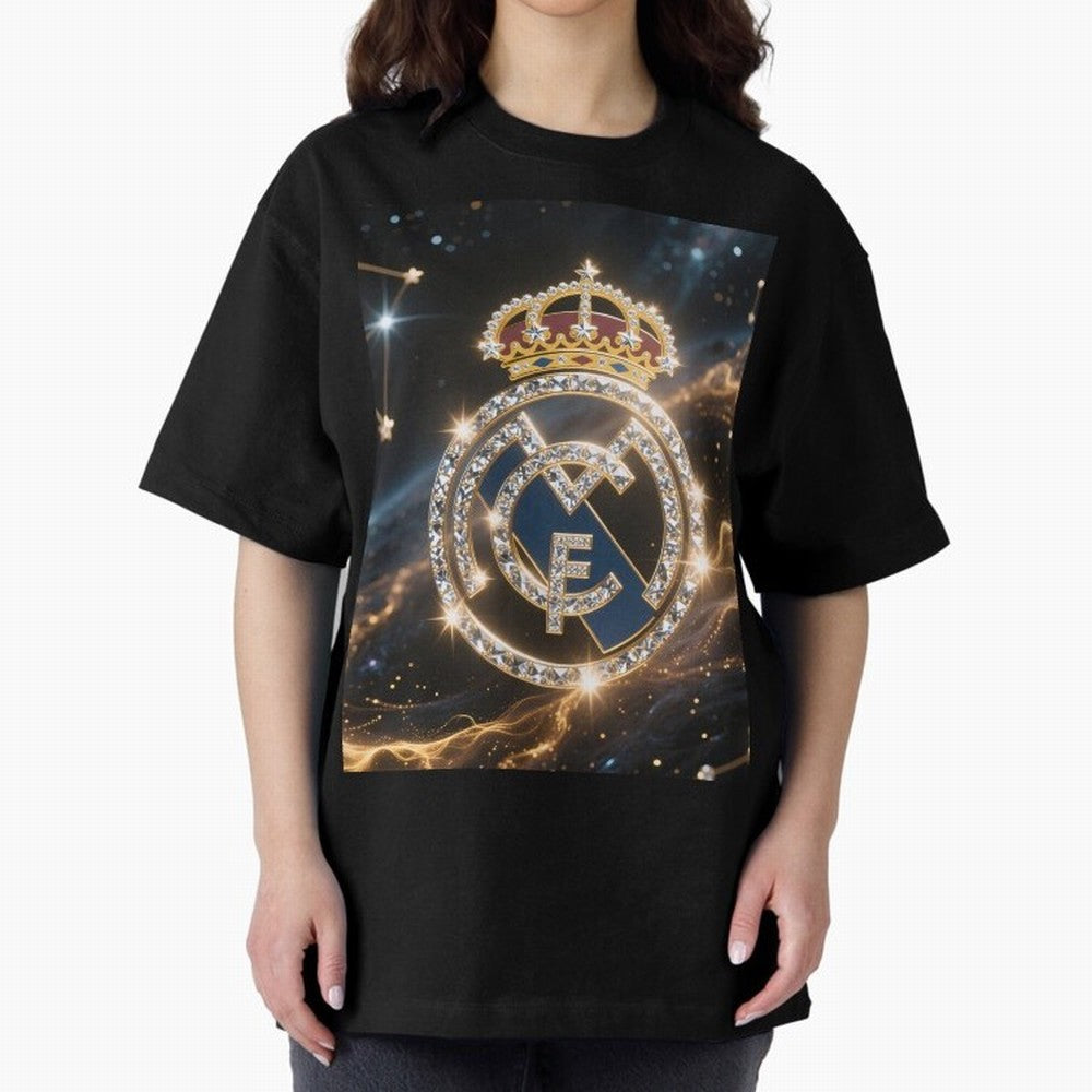 Bernab¨¦u Oversized T-Shirt Show Your Love for Global Football Passion for FIFA World Cup 2026, Celebrating Cristiano Ronaldo, Brazil, Portugal and Argentina, Supporter Pride, Iconic Celebrations, Legendary Names and Global Match Day Energy; Built