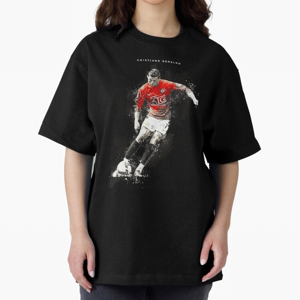 Cristiano Ronaldo CR7 Skills Manchester 202122,Ronaldo Gifts, Ronaldo Best Selling , Ronaldo Top It Oversized T-Shirt Feel the Roar of FIFA World Cup 2026 Group Stage Made for Cristiano Ronaldo, France and Portugal Energy, Vintage Soccer Flavor,