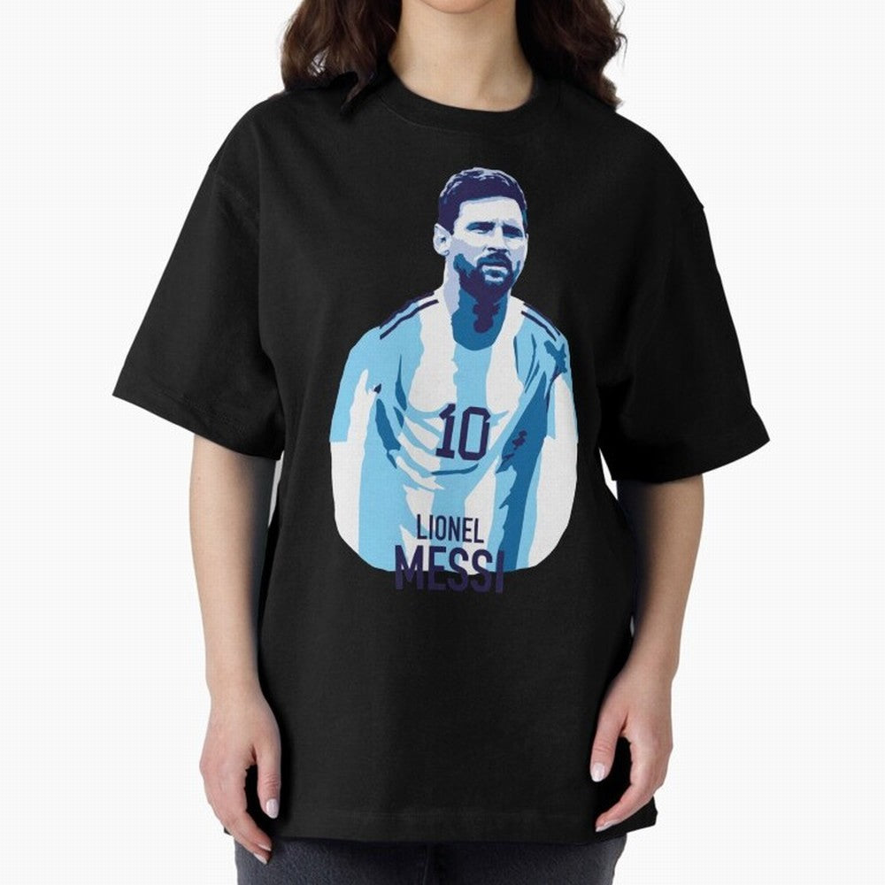 Messi Oversized T-Shirt Join Supporters Worldwide for FIFA World Cup 2026 USA Canada Mexico Connected to Mbappe, England, France and Netherlands Energy, Football History, Final Match Energy, Crowd Noise and Once in a Lifetime Moments; Perfect for