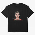 Cristiano Ronaldo Oversized T-Shirt Relive Global Football Passion for FIFA World Cup 2026 Group Stage, Connected to Cristiano Ronaldo, Haaland and CR7, France, Retro Football Energy, Iconic Rivalries, Trophy Chase Drama and Stadium Atmosphere;