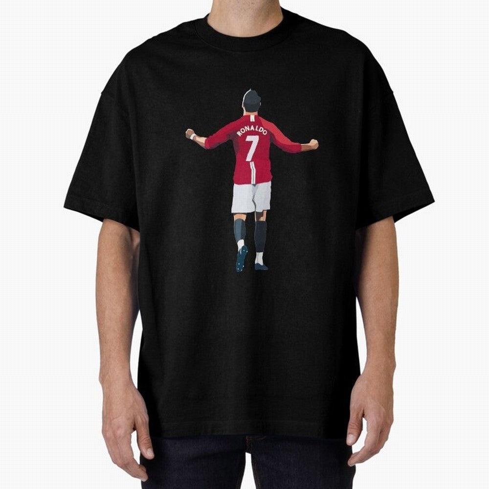 Cristiano Ronaldo Oversized T-Shirt Fuel Match Day Hype around FIFA World Cup 2026, Mbappe and Neymar, England, France and Netherlands, Tournament Hype, Historic Matchups, Family Viewing Parties and Global Sports Pride; Ideal for Fans Who Follow