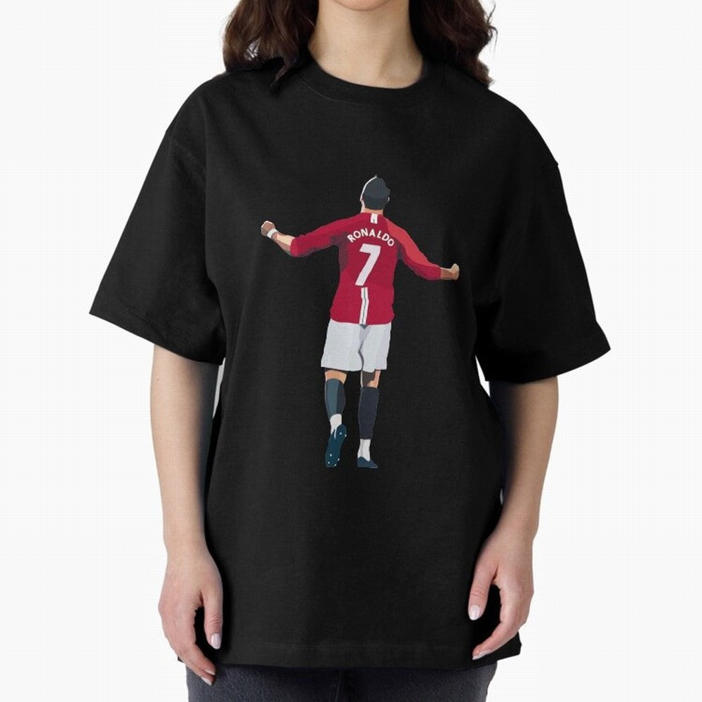Cristiano Ronaldo Oversized T-Shirt Fuel Match Day Hype around FIFA World Cup 2026, Mbappe and Neymar, England, France and Netherlands, Tournament Hype, Historic Matchups, Family Viewing Parties and Global Sports Pride; Ideal for Fans Who Follow