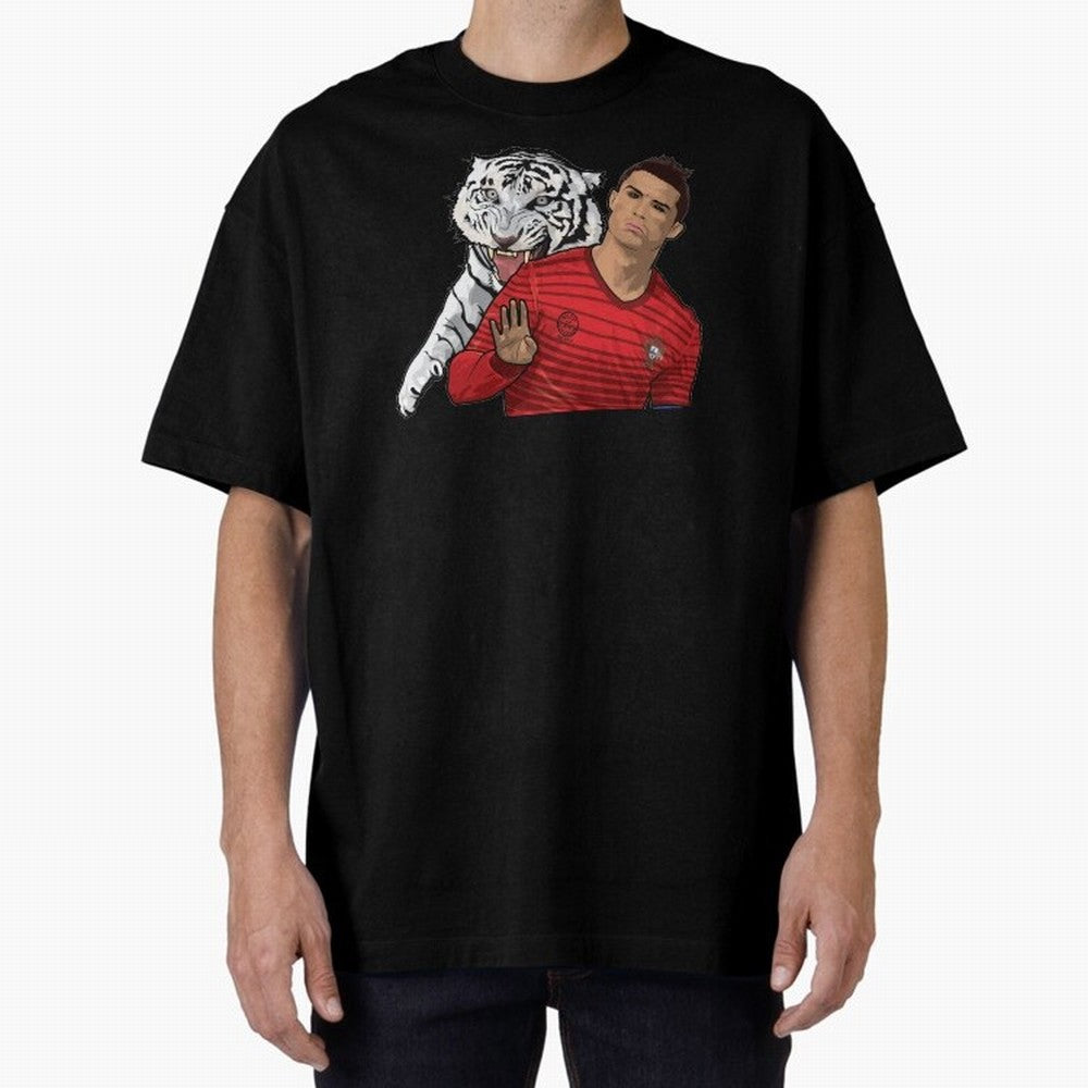 Cristiano Ronaldo Oversized T-Shirt Celebrate the Next Chapter of Global Football Passion for FIFA World Cup 2026 USA Canada Mexico, Built around Messi and Cristiano Ronaldo, Portugal, Spain and Germany, Tournament Hype, Historic Matchups, Family