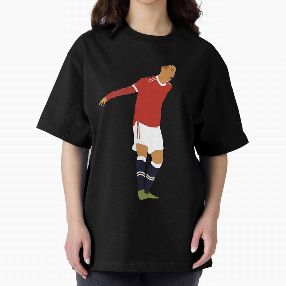 Cristiano Ronaldo Manchester United Oversized T-Shirt Get Ready for FIFA World Cup 2026 USA Canada Mexico Spirit, Inspired by Argentina, Messi and Cristiano Ronaldo, Global Supporter Spirit, Legendary Goals, National Colors and Tournament