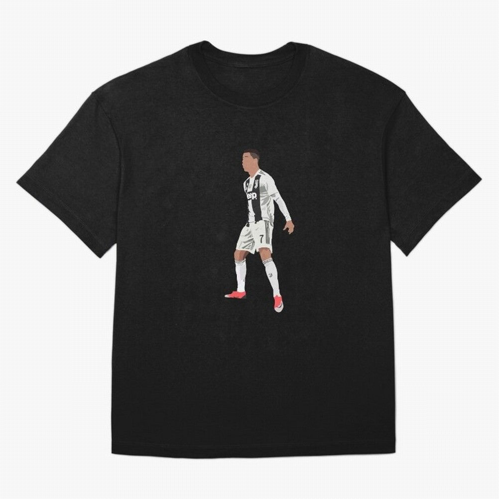 Cristiano Ronaldo Oversized T-Shirt Celebrate Supporters United by FIFA World Cup 2026 USA Canada Mexico with Neymar, Argentina and Brazil Energy, Championship Spirit, Famous Goals, Roaring Crowds and International Football Unity; Ideal for