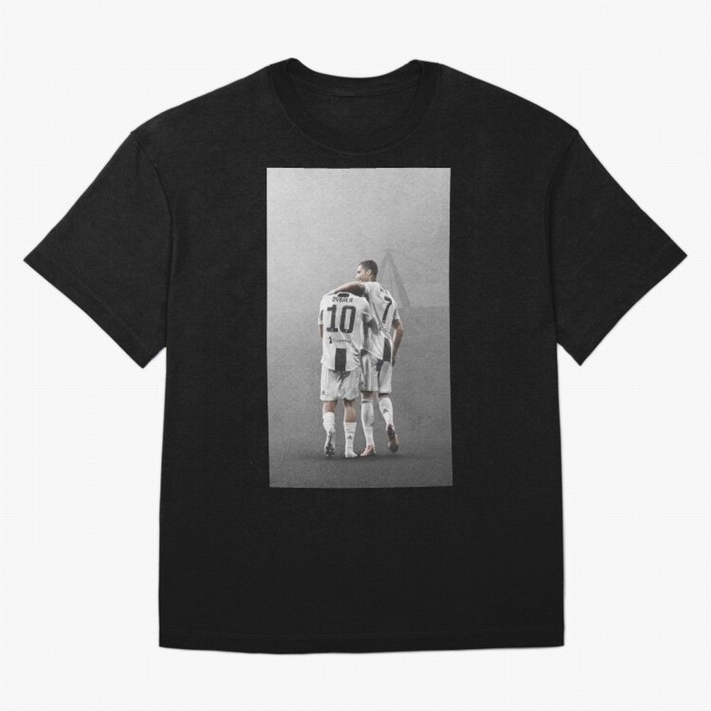 ronaldo with paulo dybala Oversized T-Shirt Back Your Heroes with FIFA World Cup 2026 Group Stage for Fans of Messi, Neymar and Mbappe and Netherlands, Bringing Soccer Culture, Superstar Moments, National Team Dreams and Competitive Fire; Perfect