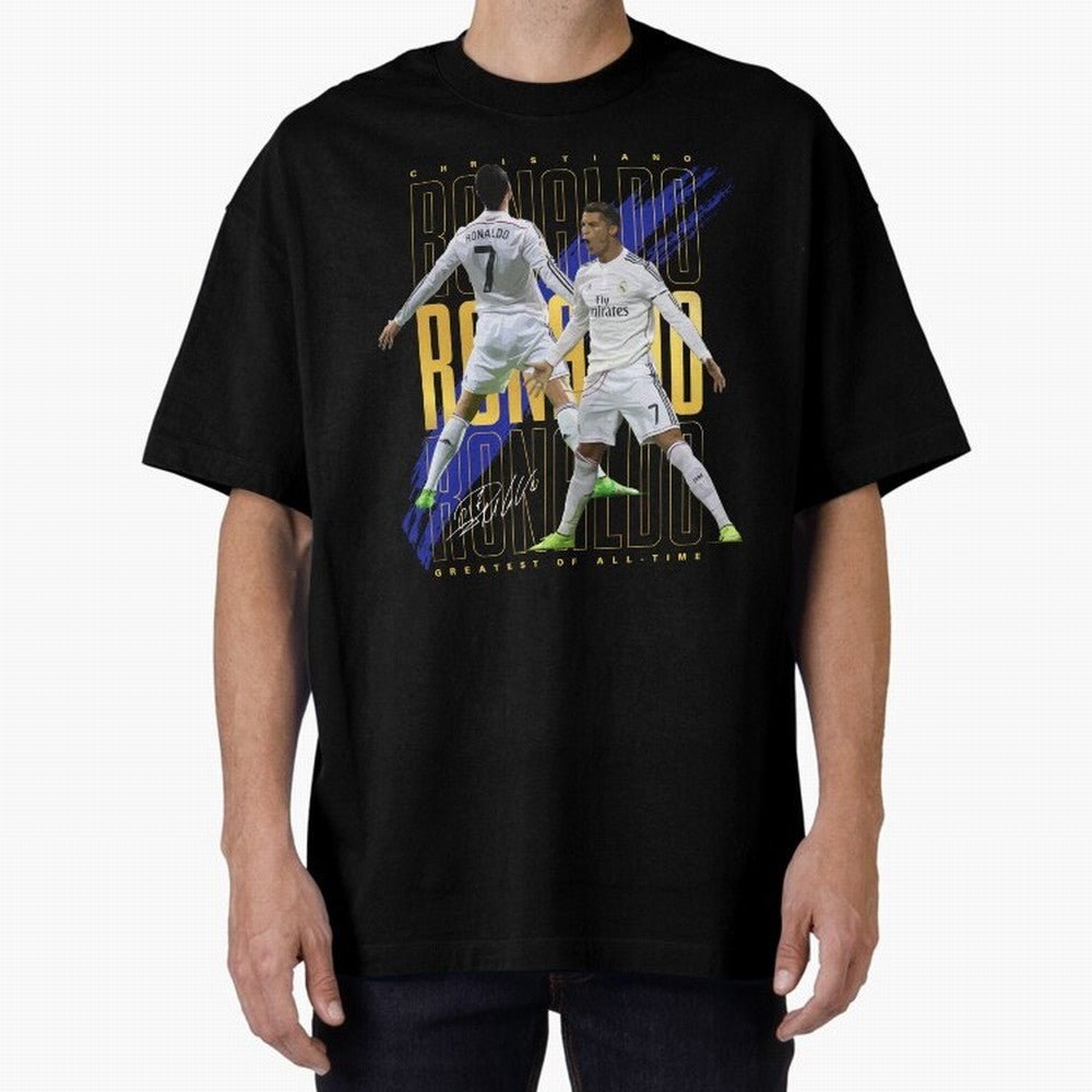 Cristiano Ronaldo Suuiii! Oversized T-Shirt Celebrate Fan Favorites in FIFA World Cup 2026 USA Canada Mexico Centered on Neymar, Argentina, France and Brazil Energy, Match Day Excitement, Supporter Culture, Golden Goals and Global Football Passion;