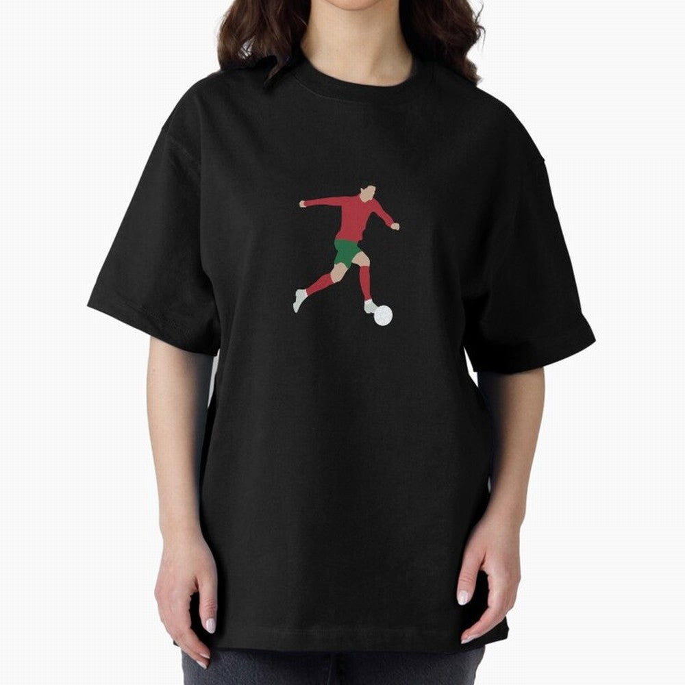 Cristiano Ronaldo Oversized T-Shirt Bring International Match Energy to FIFA World Cup 2026 USA Canada Mexico for Fans of Neymar and Brazil, Portugal and Argentina, Bringing Classic Soccer Heritage, Championship Pressure, Fan Loyalty and