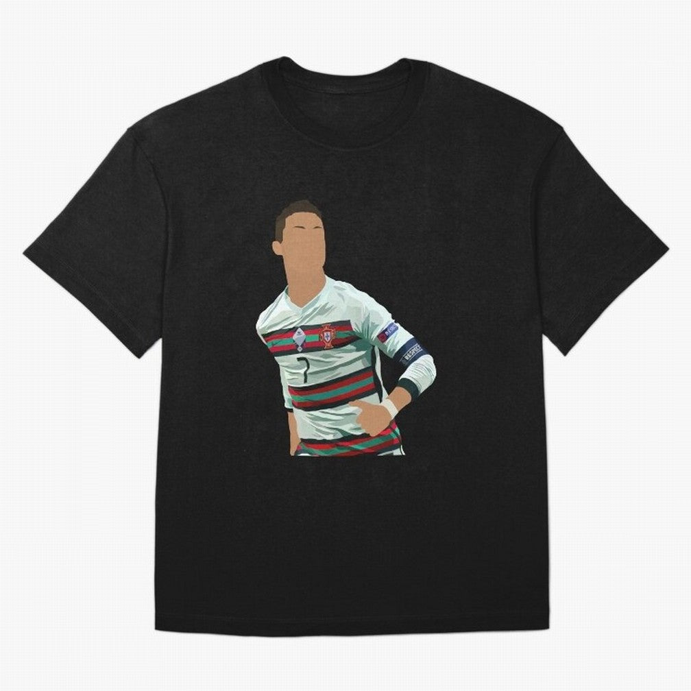 Cristiano Ronaldo Portugal Oversized T-Shirt Support the Legends of Global Football Passion for FIFA World Cup 2026 USA Canada Mexico, Highlighting Haaland, England, Supporter Pride, Iconic Celebrations, Legendary Names and Global Match Day Energy;