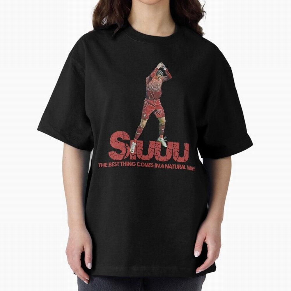 Cr7 Ronaldo Siuuu Oversized T-Shirt Celebrate Fan Favorites in the FIFA World Cup 2026 Journey through Mbappe and Neymar Highlights, Argentina, France and Brazil Pride, Stadium Memories, Football Loyalty, International Chants and Championship