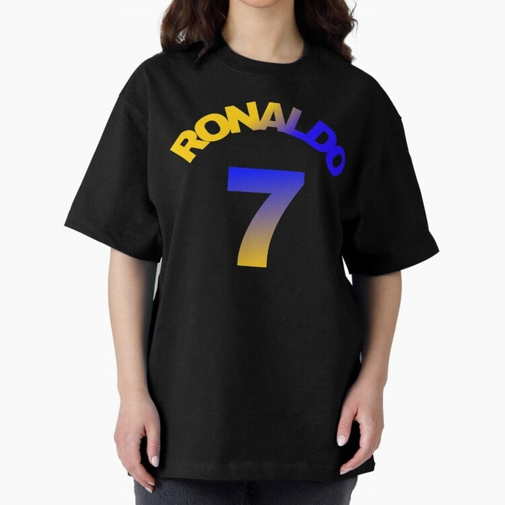 Cristiano Ronaldo Manchester United Oversized T-Shirt Mark Global Football Passion for FIFA World Cup 2026 USA Canada Mexico, Inspired by Messi, Spain and Netherlands, Champion Mindset, Group Stage Buzz, Knockout Tension and Passionate Fan Culture;