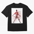 Cristiano Ronaldo Oversized T-Shirt Capture FIFA World Cup 2026 for Fans of Messi, Neymar and Mbappe and Netherlands, Bringing Soccer Culture, Superstar Moments, National Team Dreams and Competitive Fire; Ideal for Fans Who Follow Messi, Cristiano