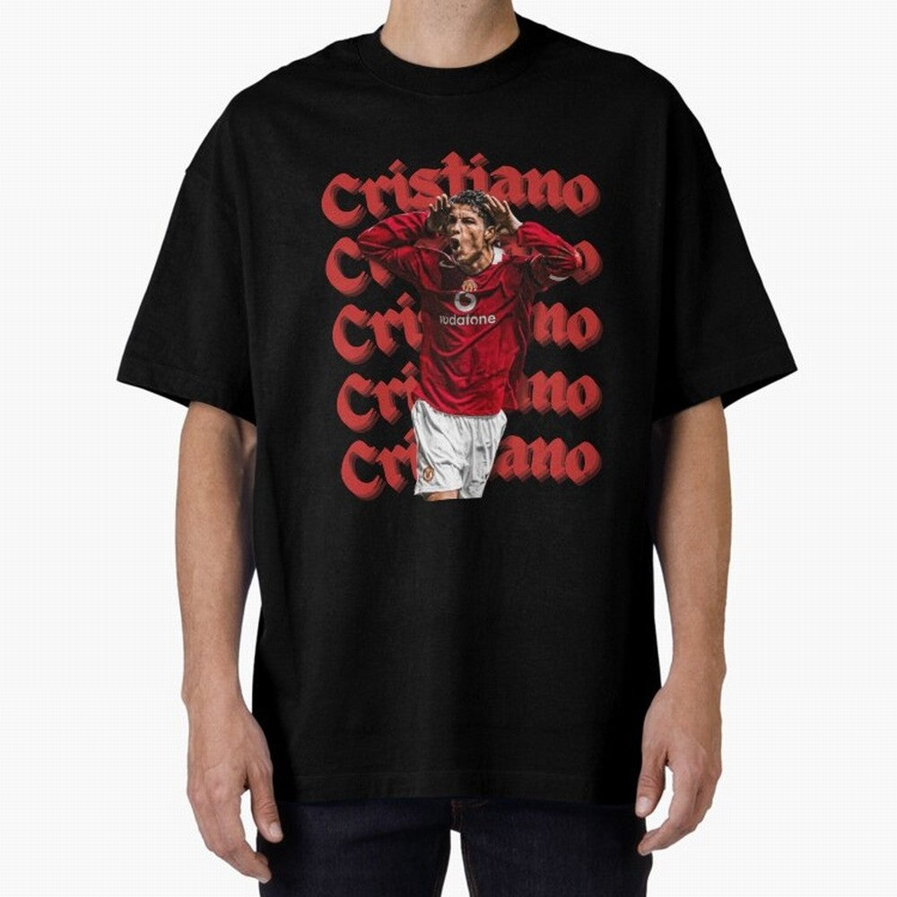 CR7 Oversized T-Shirt Carry FIFA World Cup 2026 Connected to Messi, Neymar and Mbappe, Spain and Netherlands Energy, Retro Football Energy, Iconic Rivalries, Trophy Chase Drama and Stadium Atmosphere; Perfect for Supporters Who Want Bold Football