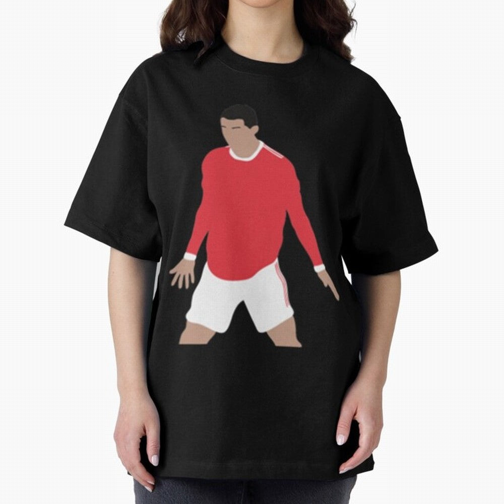 Cristiano Ronaldo Oversized T-Shirt Discover FIFA World Cup 2026 USA Canada Mexico Inspired by Messi and Cristiano Ronaldo, Spain and Netherlands Energy, Worldwide Fan Energy, Dramatic Goals, Stadium Lights and Championship Celebrations; Made for