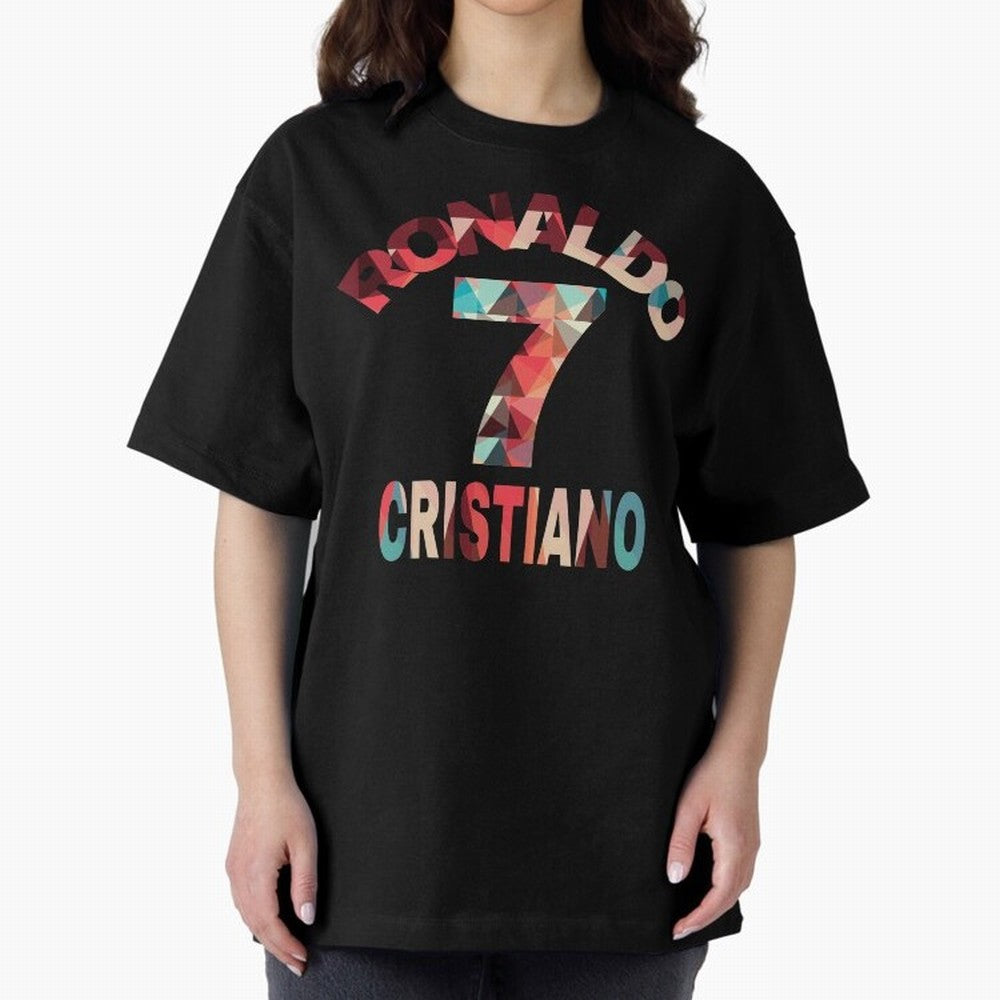 Cristiano Ronaldo Manchester United Oversized T-Shirt Represent Football Lovers during Match Day Hype around FIFA World Cup 2026, Neymar, England, Football History, Final Match Energy, Crowd Noise and Once in a Lifetime Moments; Made for Die Hard