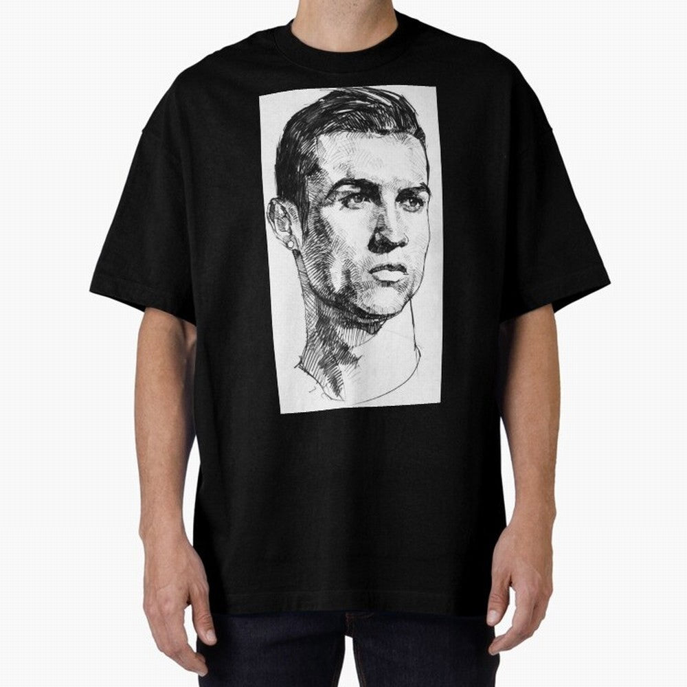 Cristiano Ronaldo CR7 Oversized T-Shirt Make Your Look Match Match Day Hype around FIFA World Cup 2026 USA Canada Mexico, Haaland, Brazil, Portugal and Argentina, Classic Soccer Heritage, Championship Pressure, Fan Loyalty and International Pride;