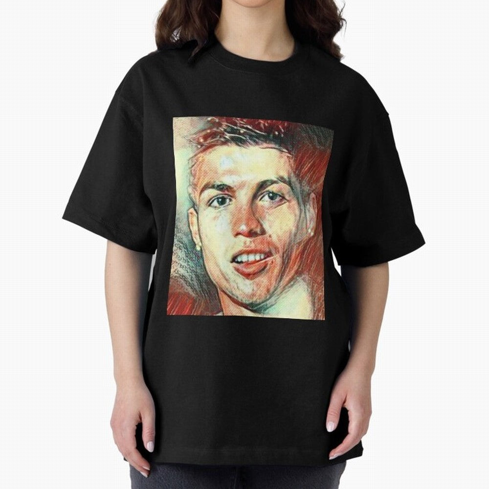 Cristiano Ronaldo Oversized T-Shirt Carry the Colors and Pride of Match Day Hype around FIFA World Cup 2026 USA Canada Mexico, Messi and Cristiano Ronaldo, Germany, Championship Spirit, Famous Goals, Roaring Crowds and International Football Unity;