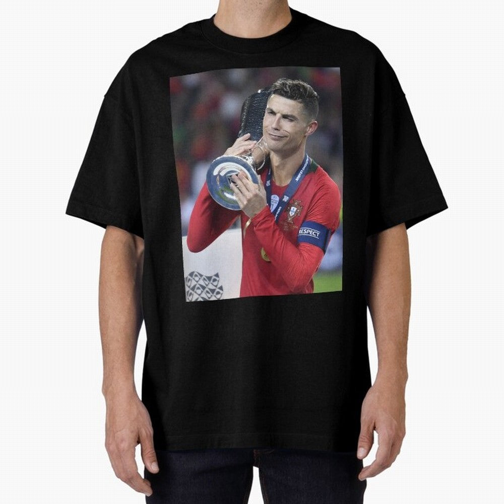 Todos Portugal 2019 CR7 Oversized T-Shirt Bring Bold Fan Energy to FIFA World Cup 2026 Capturing CR7, Netherlands Energy, Football History, Final Match Energy, Crowd Noise and Once in a Lifetime Moments; Ideal for Passionate Fans Who Love Underdog