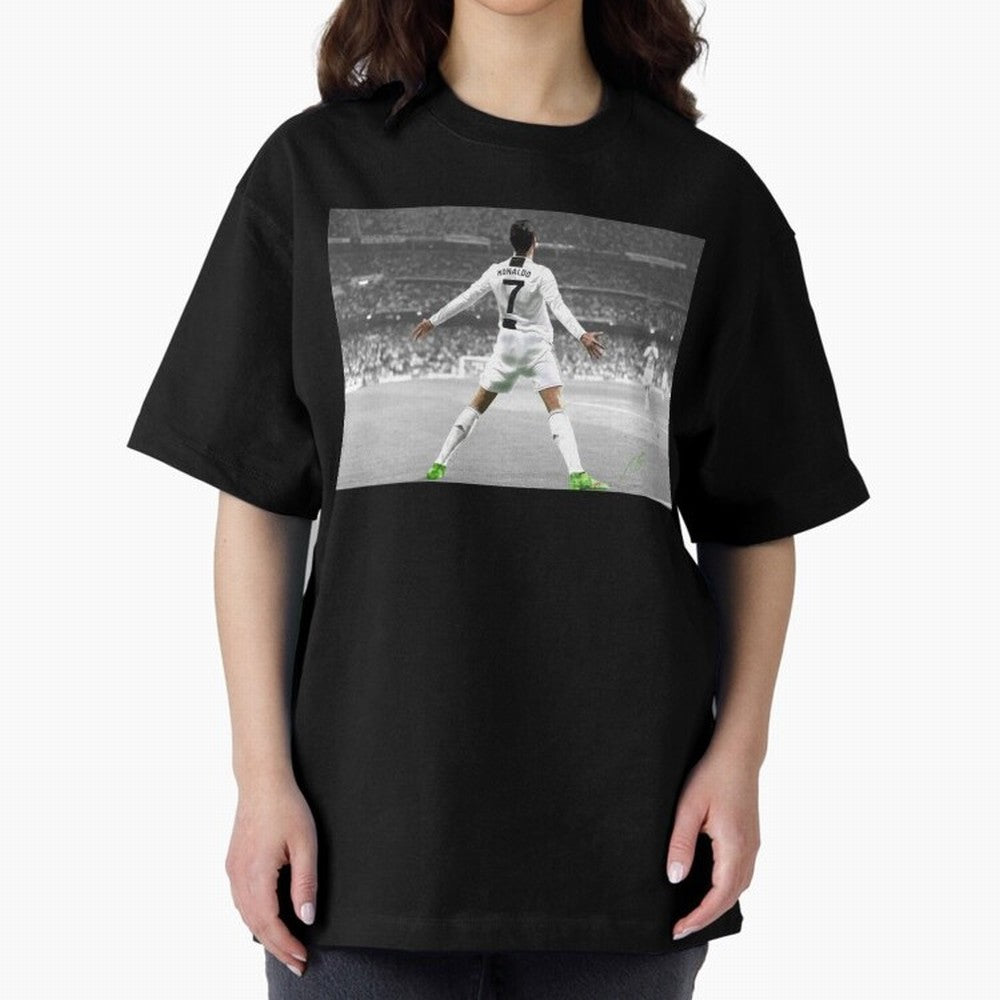 Cristiano Ronaldo Oversized T-Shirt Join the Global Buzz around FIFA World Cup 2026 USA Canada Mexico for Fans of Cristiano Ronaldo, Haaland and CR7 and Germany, Bringing Football Festival Excitement, Trophy Ambitions, Country Rivalries and Star