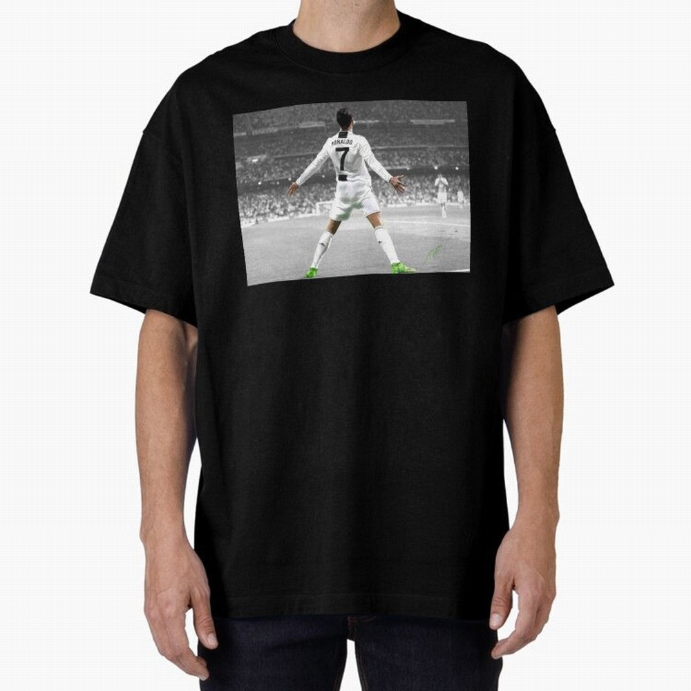 Cristiano Ronaldo Oversized T-Shirt Join the Global Buzz around FIFA World Cup 2026 USA Canada Mexico for Fans of Cristiano Ronaldo, Haaland and CR7 and Germany, Bringing Football Festival Excitement, Trophy Ambitions, Country Rivalries and Star