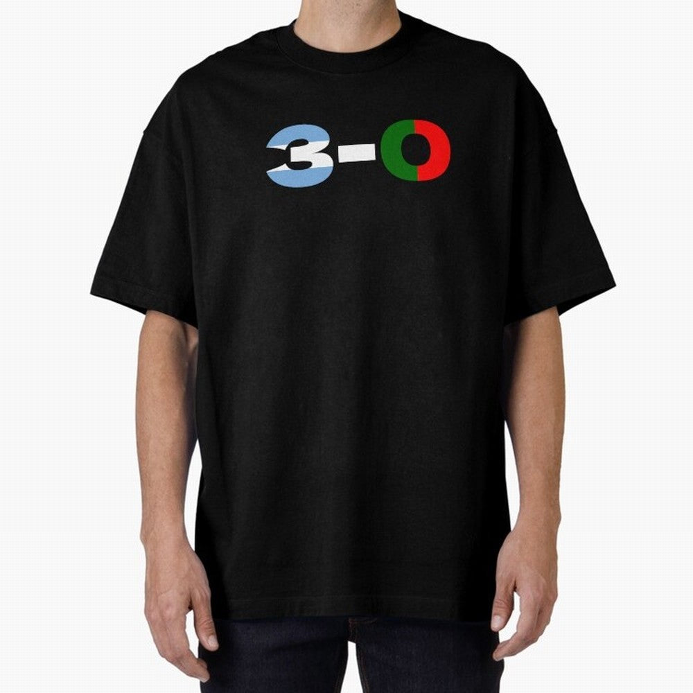 Argentina vs Portugal Oversized T-Shirt Show Up for the Glory of FIFA World Cup 2026 USA Canada Mexico Spirit, Inspired by Portugal, Haaland, Retro Football Energy, Iconic Rivalries, Trophy Chase Drama and Stadium Atmosphere; Perfect for Supporters