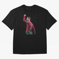Cristiano Ronaldo Oversized T-Shirt Live the Energy of Match Day Hype around FIFA World Cup 2026 Group Stage, Messi, Neymar and Mbappe, Portugal, Tournament Hype, Historic Matchups, Family Viewing Parties and Global Sports Pride; Perfect for Fans,
