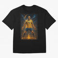 Cristiano Ronaldo Oversized T-Shirt Celebrate the Magic of the FIFA World Cup 2026 Journey through CR7 and Messi Highlights, Brazil Pride, Vintage Soccer Flavor, Modern Football Stars, National Flags and Final Night Emotion; Made for Die Hard