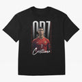 Cristiano Ronaldo Oversized T-Shirt Celebrate Global Passion for the FIFA World Cup 2026 Group Stage Journey through Neymar, Haaland and Cristiano Ronaldo Highlights, Argentina Pride, Retro Football Energy, Iconic Rivalries, Trophy Chase Drama and